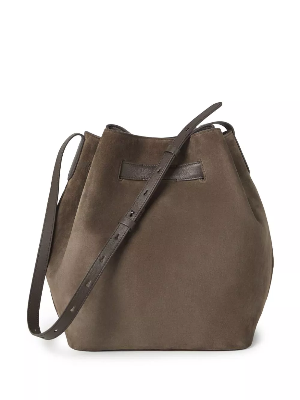 Brunello Cucinelli large Sartorial suede bucket bag Women 0116