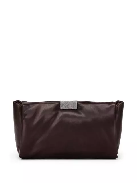 Brunello Cucinelli leather clutch bag Women 0113